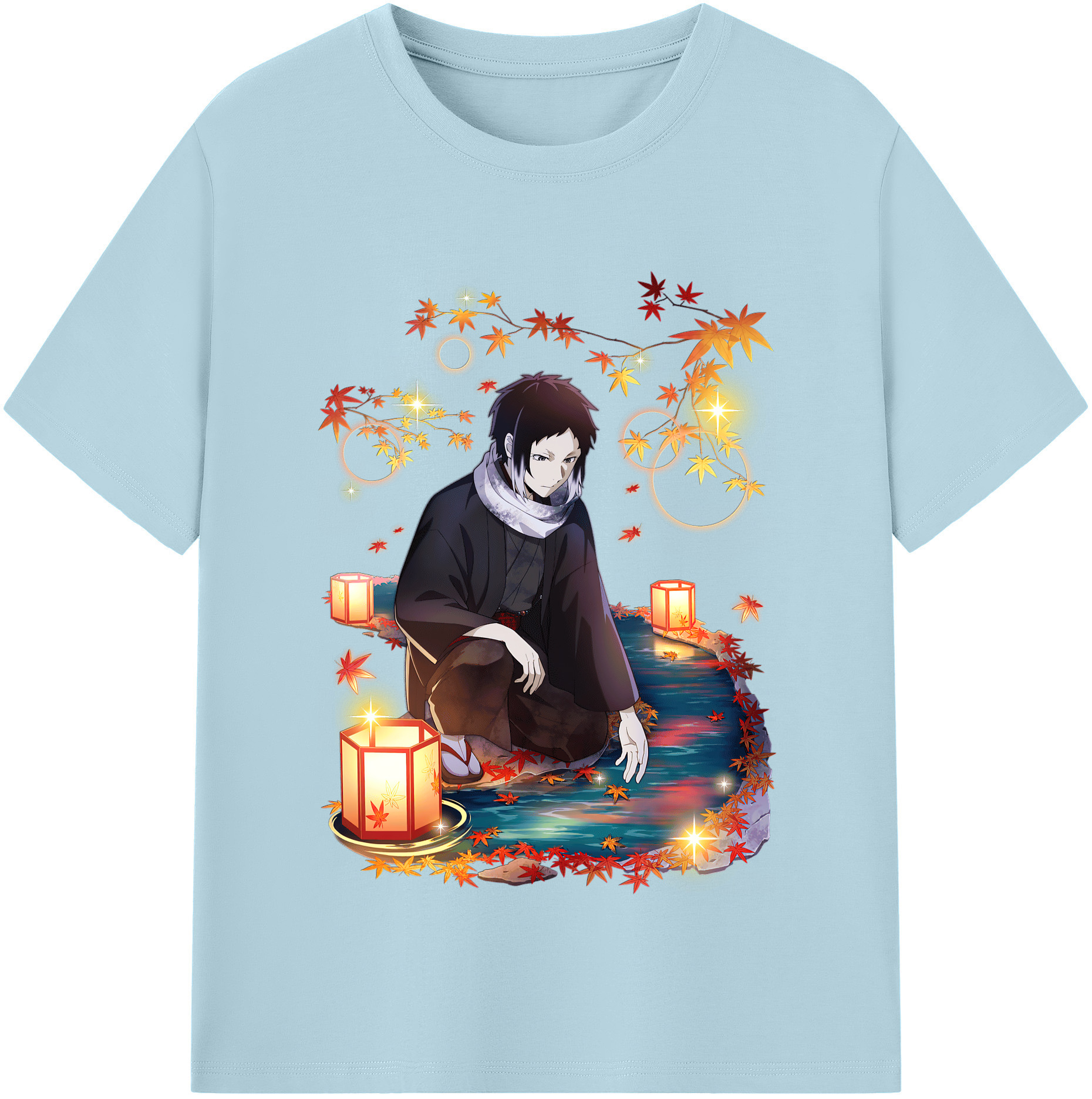 （画像用） 文豪ストレイドッグス Bungo Stray Dogs 綿100％半袖Tシャツ（フロントプリント）